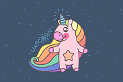 vector SET Unicorns time, an Object Graphic by WINDmade (Thumbnail 7 of 14)