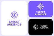 Target Audience Logo Template, a Branding & Logo Template by Graplick (Thumbnail 1 of 2)