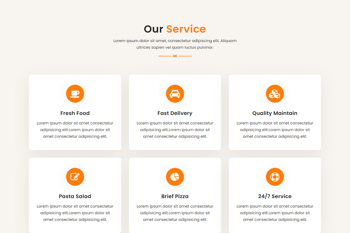 Foody - Restaurant HTML Template, a Bootstrap Template by Themeplaza (Photo 3 of 7)