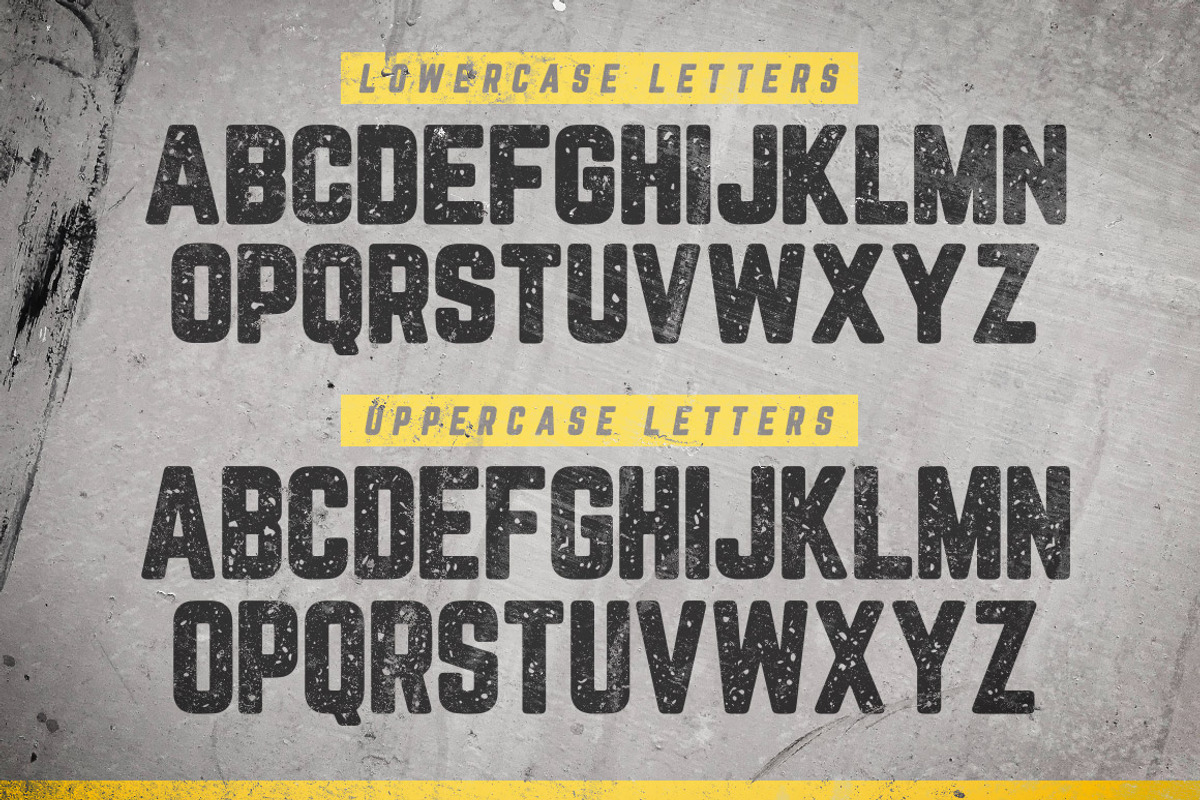 Blocklyn Font Family + Mockups preview 2