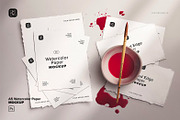 A5 Watercolor Paper Watercolor, a Product Mockup by Custom Scene (Thumbnail 2 of 10)
