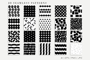 BAUHAUS GEOMETRY SEAMLESS PATTERNS, a Texture Graphic by Creativemaker (Thumbnail 2 of 12)