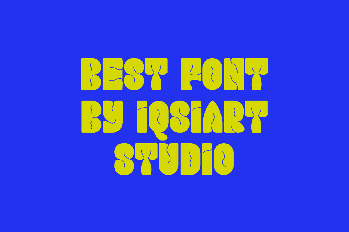 Groovy Strago - Typeface Font, a Sans Serif Font by Iqsiart Studio (Photo 4 of 6)