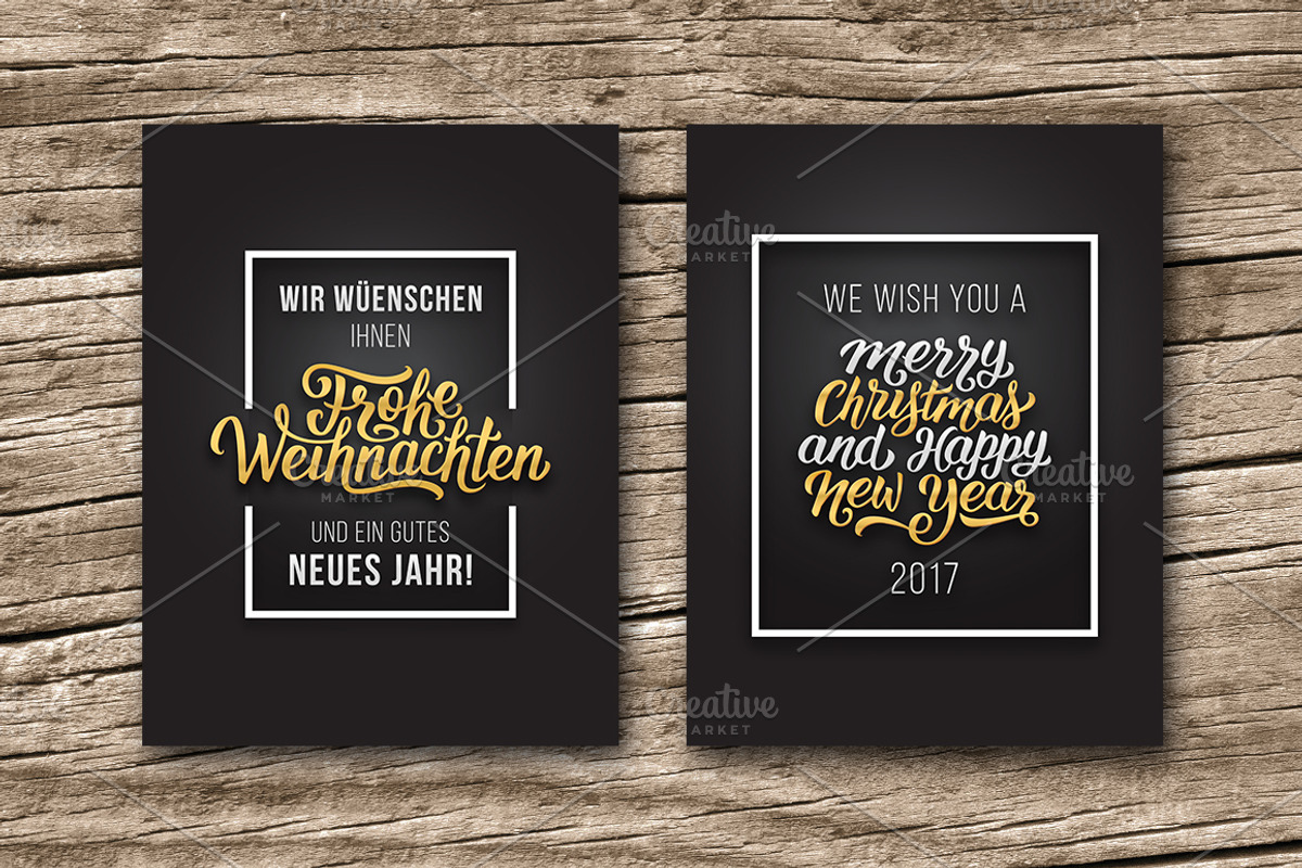Luxury Christmas Cards collection, a Card Template by yurlick (Photo 2 of 4)