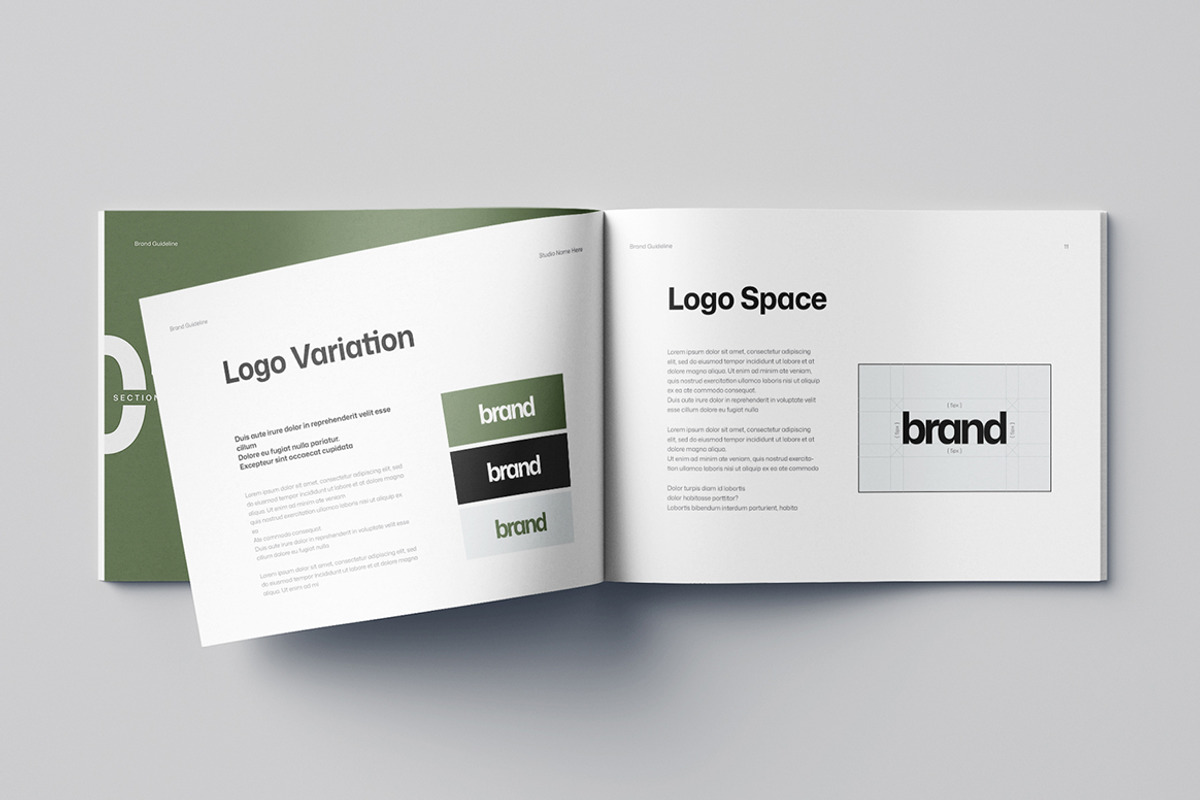Brand Guidelines | Word & InDesign, a Brochure Template by HiveArts (Photo 8 of 13)