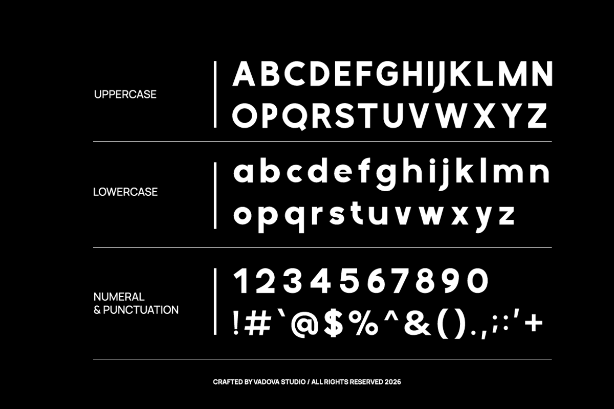Nebeco Minimalist Modern Sans Font, a Sans Serif Font by Vadovastd (Photo 2 of 9)