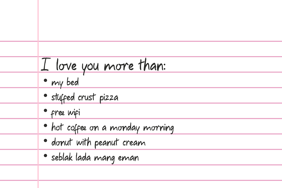 CoffeeAmore a Handwritting Font, a Handwritten Font by Basnistudio (Photo 4 of 13)