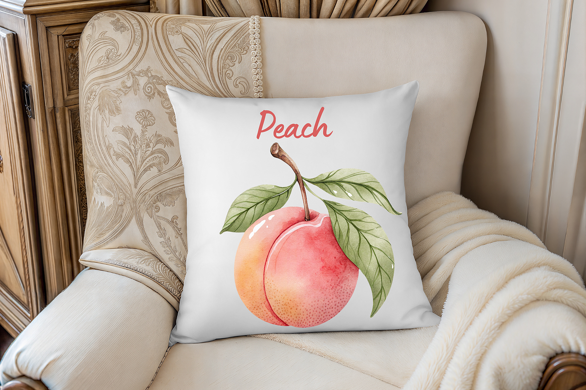Sweet Little Peach Floral PNG Set, an Illustration by MockupWizard (Photo 4 of 4)