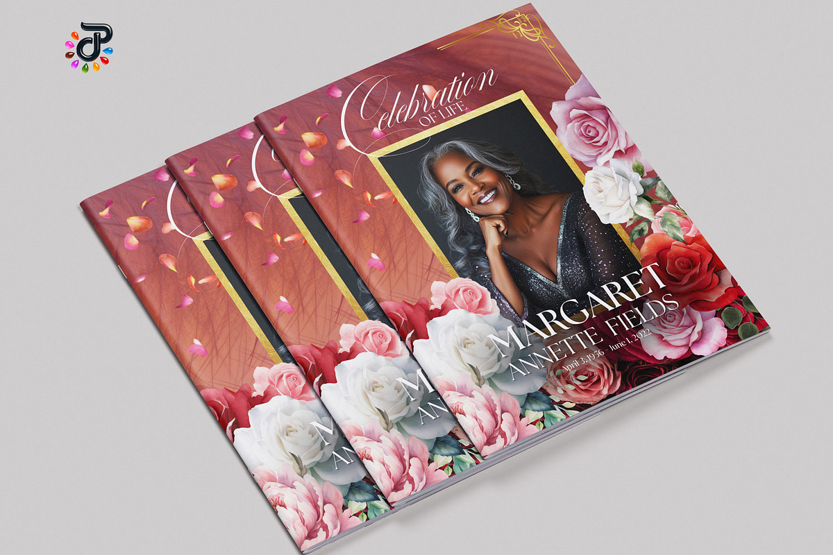 Elegant Canva Obituary Template, a Brochure Template by Protech Design ENT (Photo 4 of 9)
