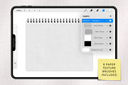 Spiral Notebook Binding Procreate, a Brush Add-On by Wicked Creative (Thumbnail 4 of 6)