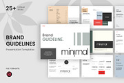 Brand Guidelines Template, a Presentation Template by PixelWink (Thumbnail 1 of 8)