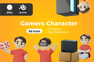 3D Character Gamers