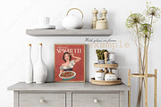 Mock up frame in kitchen room - 1647, a Print Template by Mockup Shop (Thumbnail 3 of 3)