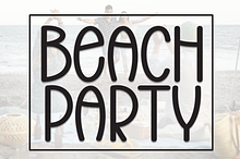 Beach Party | Script Font