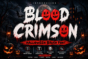 Blood Crimson, a Blackletter Font by Yoga Letter (Thumbnail 1 of 10)