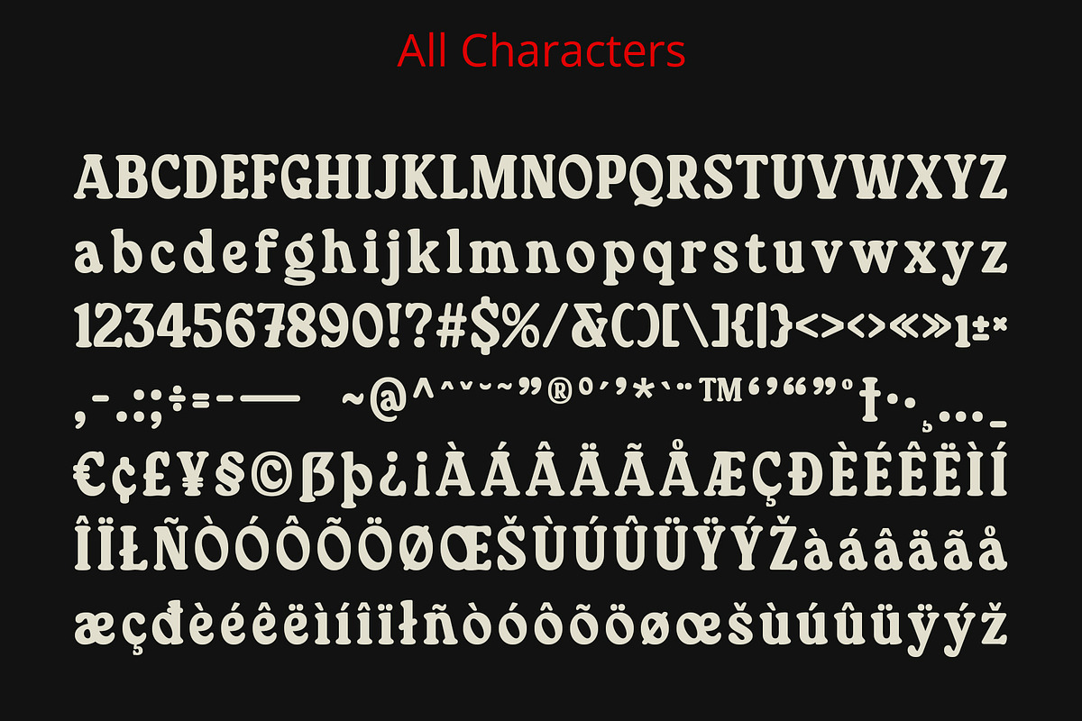 CS Chucky – Retro Font, a Serif Font by Craft Supply Co. (Photo 8 of 8)