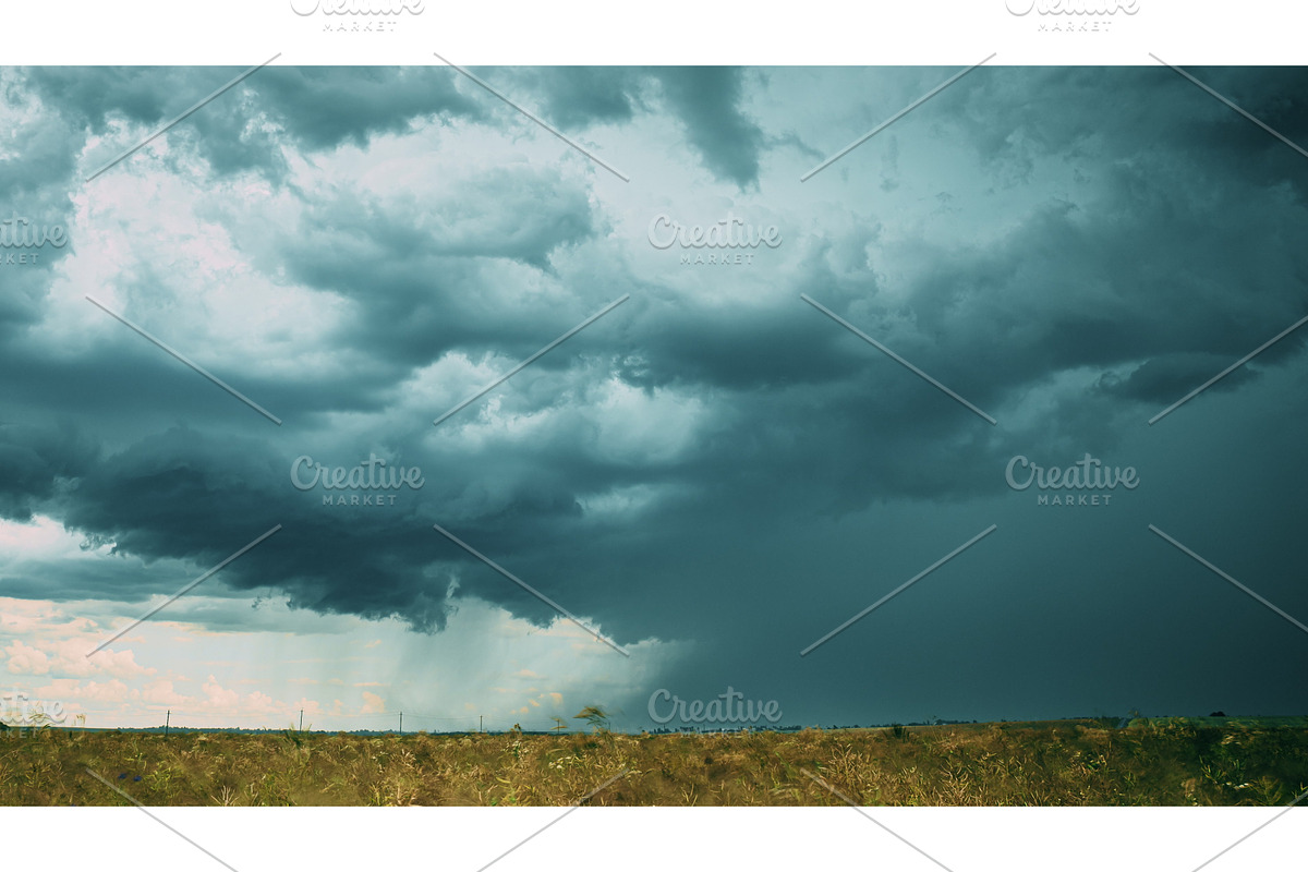 Storm Cloudy Rainy Sky. Dramatic Sky, a Graphic by Our Amazing World (Photo 1 of 2)