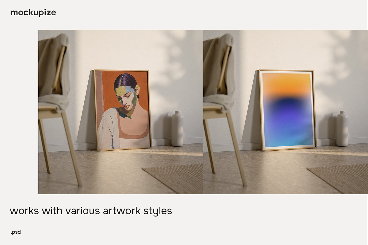 5x7 Leaning Frame Mockup Living, a Household Mockup by mockupize (Photo 7 of 7)