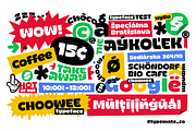 Choowee Typeface, a Font by TypeMate (Thumbnail 2 of 10)