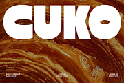 Cuko- Bold Thick Modern Display Font, a Sans Serif Font by Pekotype (Thumbnail 1 of 15)