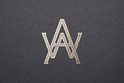 AW WA Monogram Logo, a Branding & Logo Template by Alphabet Agency (Thumbnail 2 of 4)