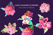 Alcohol Ink Flowers and Leaves, an Object Graphic by JSolomatina (Thumbnail 8 of 10)