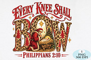 Every Knee Shall Bow PNG, a Seasonal Illustration by Daily.Designs (Thumbnail 1 of 5)