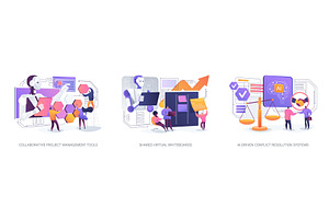 AI and Digital Tools Enhancing Team, a Technology Illustration by Visual Generation