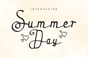 Summer Day – Handwritten Script Font, a Script Font by KiddoGlyphs Studio (Thumbnail 1 of 7)