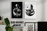 Black and White Geometry, a Decorative Illustration by Digital Art Creations (Thumbnail 6 of 7)