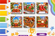 Christmas Lost & Found Museum Color, a Seasonal Illustration by Design Zone (Thumbnail 2 of 5)