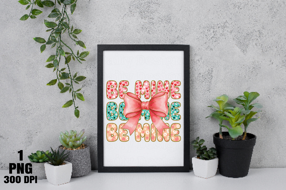 Be Mine Valentine Shirt PNG, an Illustration by Daily.Designs (Photo 5 of 5)