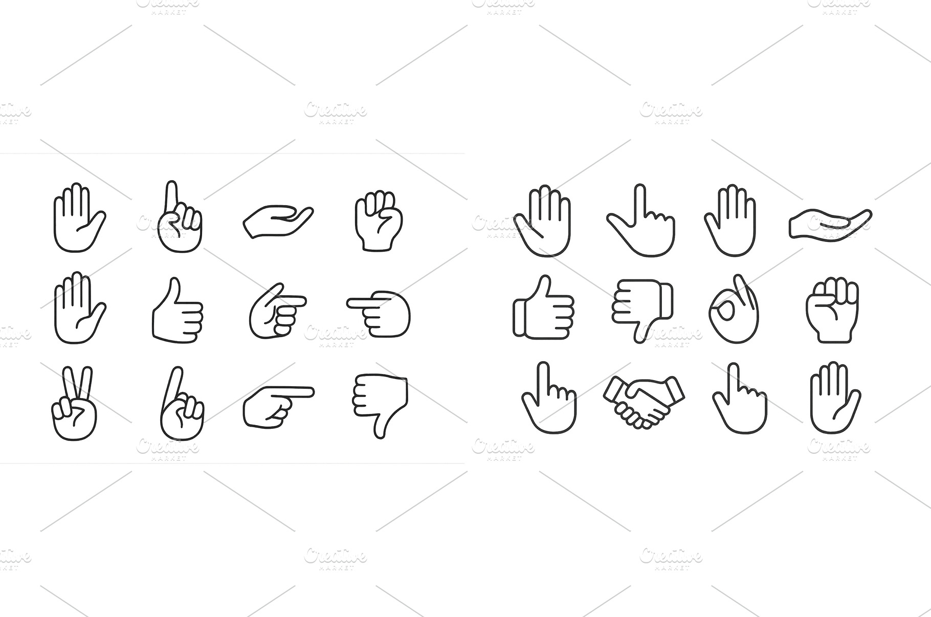 Different hand gestures displayed in, an Arts & Entertainment Photo by ZinetroN