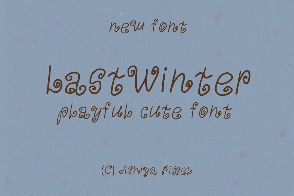 quirky whimsical playful font, a Handwritten Font by Ashiya Pixel (Photo 1 of 9)