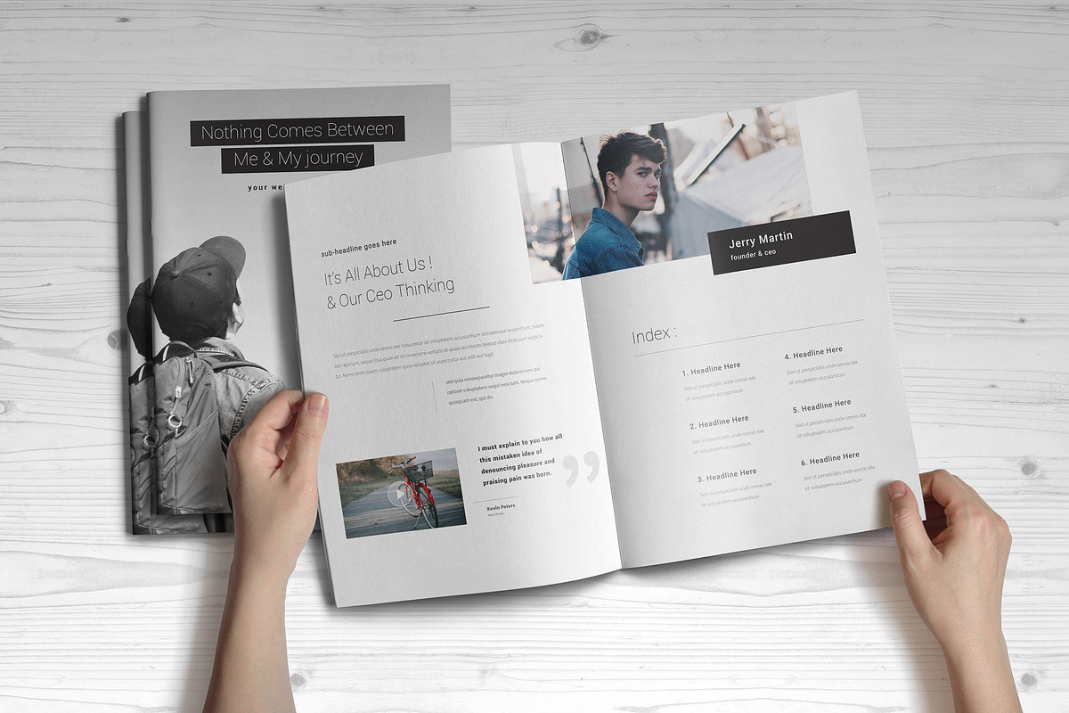 10+ Brochure Bundle : 16 pages, a Brochure Template by ZAAS (Photo 5 of 11)