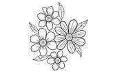 Floral Coloring Book for Adults, an Illustration by Designs_River (Thumbnail 3 of 9)