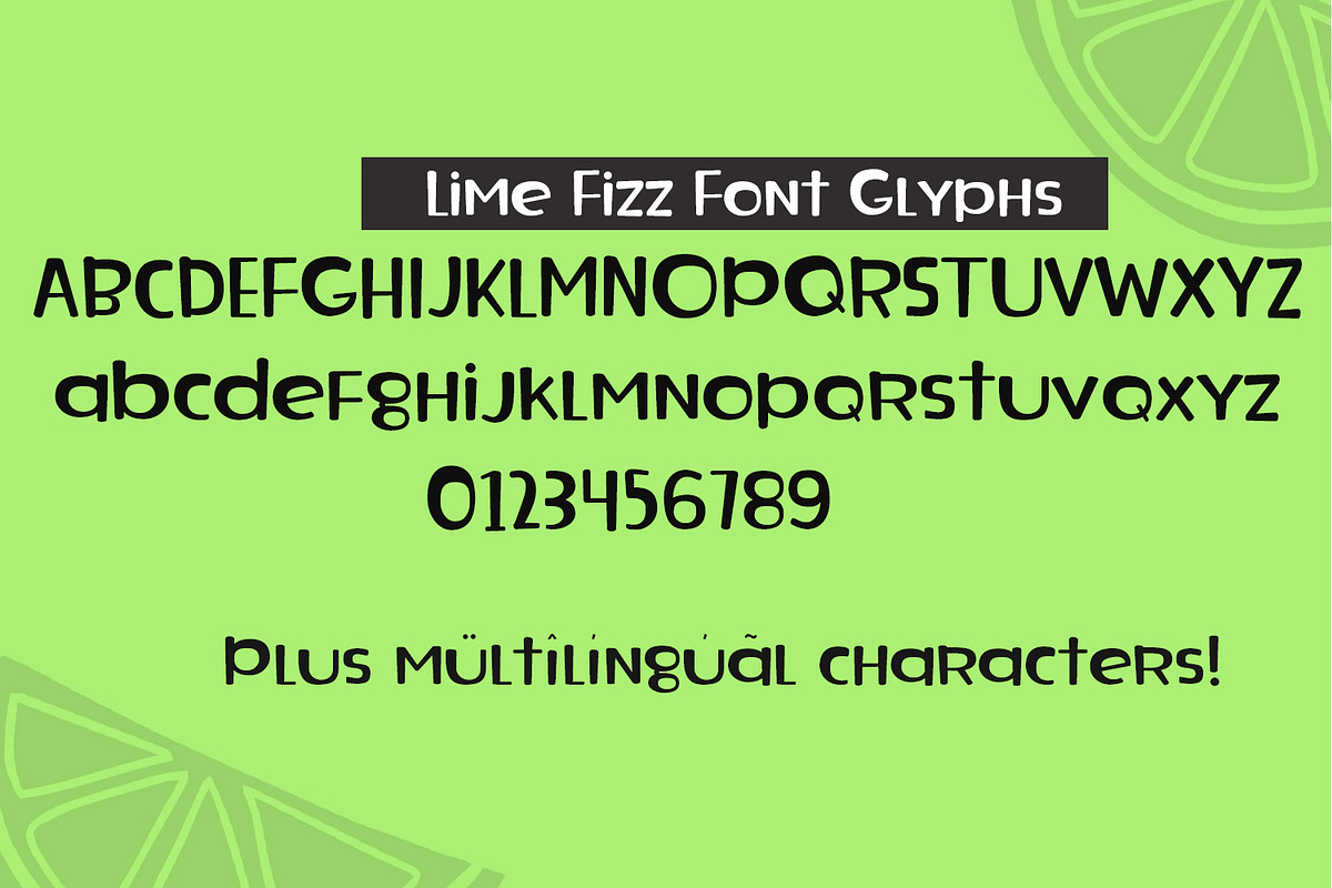 Lime Fizz Sans Serif Font, a Sans Serif Font by Sabrina Schleiger Design (Photo 2 of 5)