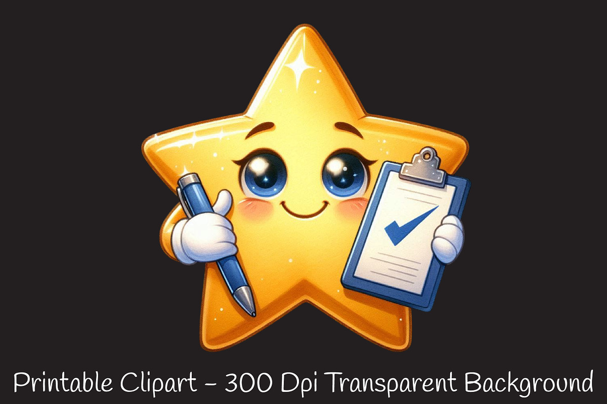 Science-Star-Clipart, an Illustration by RobertsArt (Photo 3 of 7)