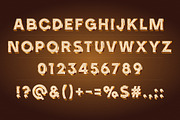Realistic vector neon alphabet 4, an Object Graphic by popskraft (Thumbnail 2 of 7)