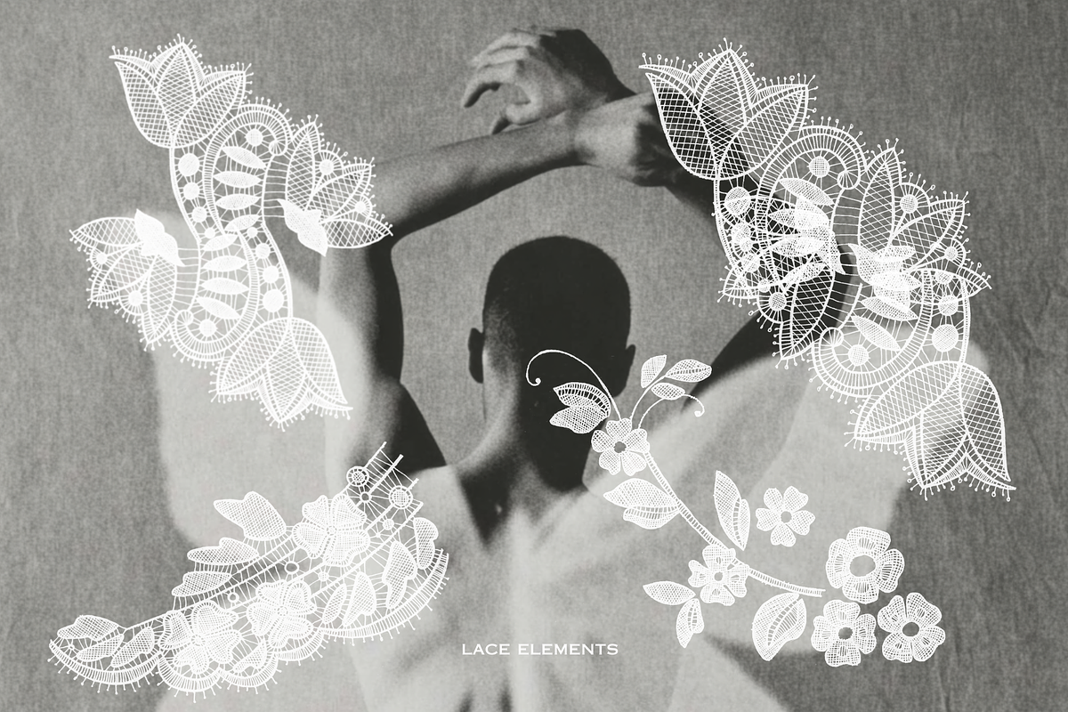 Vintage Lace Doilies & Borders, an Object Graphic by Kristina&Co (Photo 8 of 10)