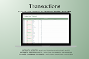 Simple Biweekly Budget - Green, a Templates & Theme by The Creative Plans co (Thumbnail 7 of 10)