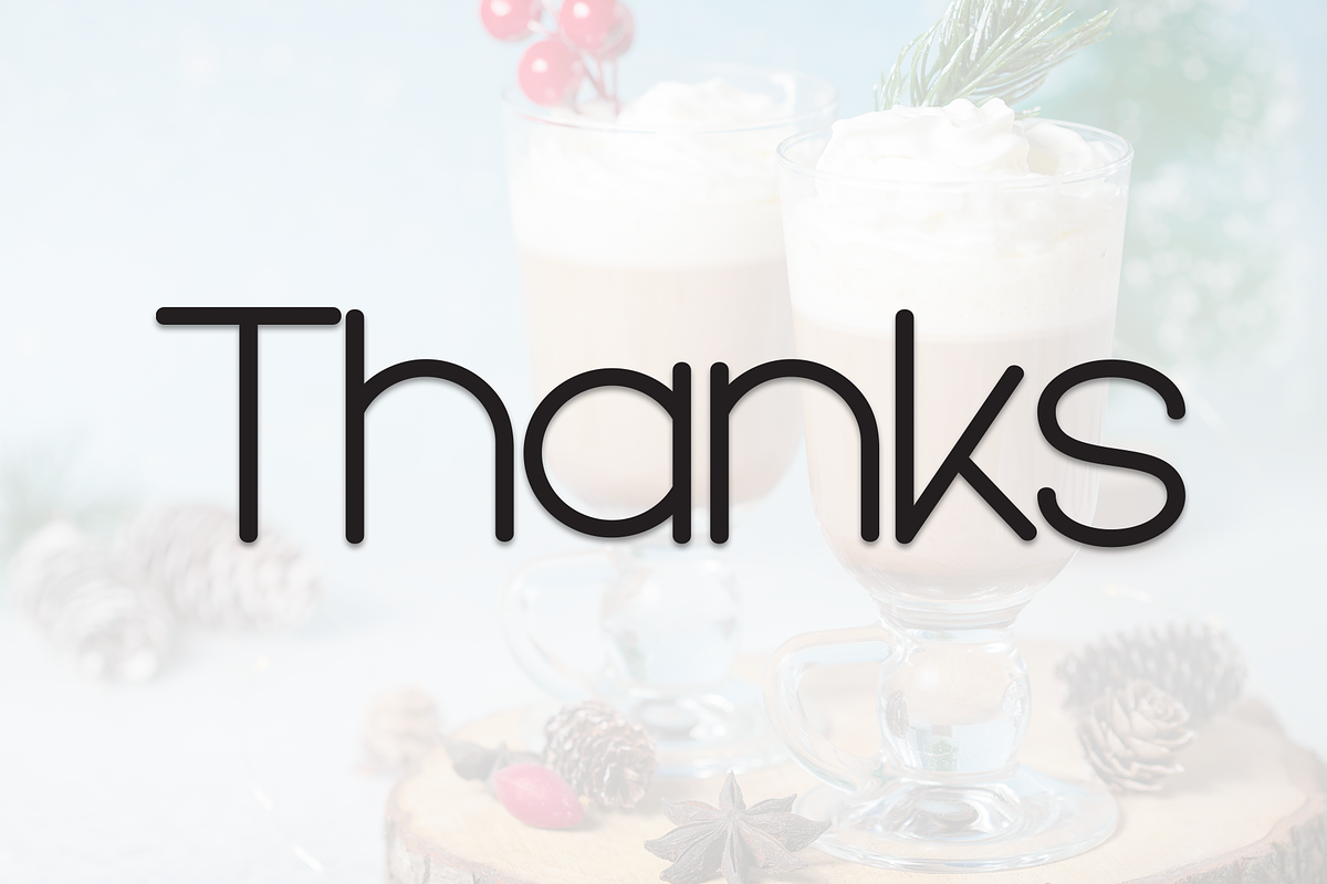 Christmas Milkshake | Script Font, a Script Font by Scratchones (Photo 8 of 8)