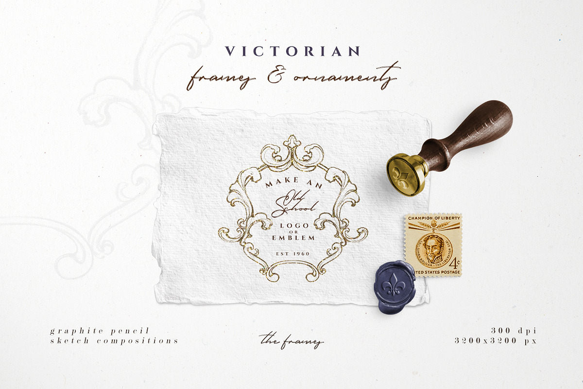 Victorian Frames & Ornaments, an Illustration by Aquarellina (Photo 4 of 27)