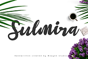 Sulmira, a Script Font by Mozyen Studio (Thumbnail 1 of 9)