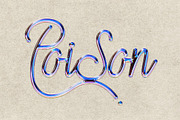 Retro Blue Chrome Text Effect, a Layer Style Add-On by Design Squad (Thumbnail 2 of 4)