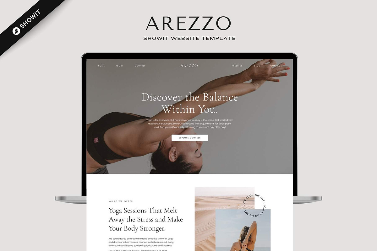 Showit Website Template | Arezzo, a Websites & App Template by Designorina (Photo 1 of 8)