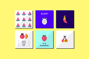 Fruity! Fun and flat fruits, an Object Graphic by Paperly Studio (Thumbnail 2 of 9)