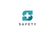 Safety Letter S Plus Positive Logo, a Branding & Logo Template by yopie (Thumbnail 1 of 3)