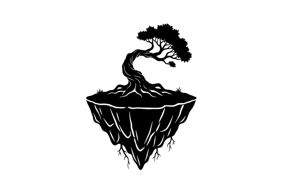 50 Floating Island Bonsai Vector Bun, an Illustration by Designs_River (Photo 21 of 51)