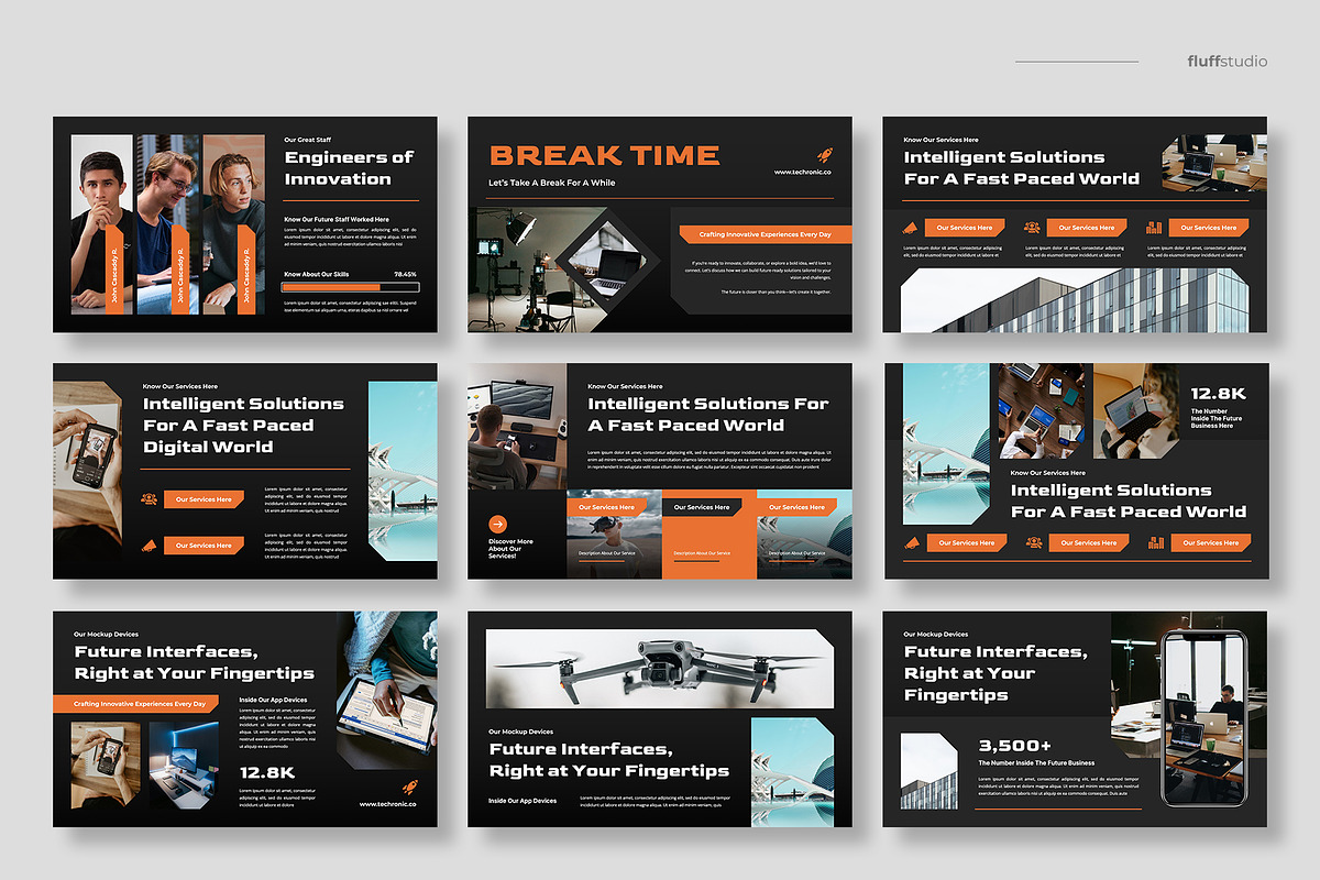 Future Technology Google Slides preview 3